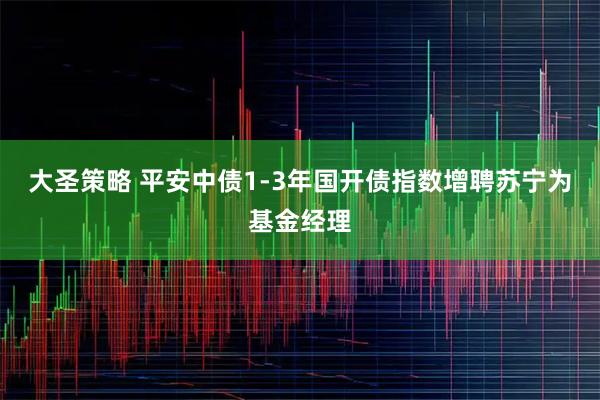 大圣策略 平安中债1-3年国开债指数增聘苏宁为基金经理